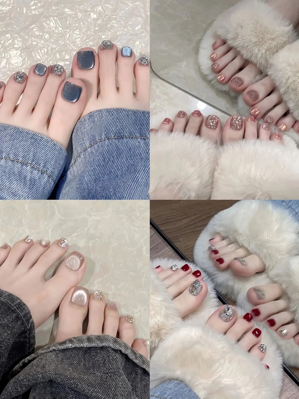 Nail cô dâu đẹp đơn giản nhưng đầy cuốn hút