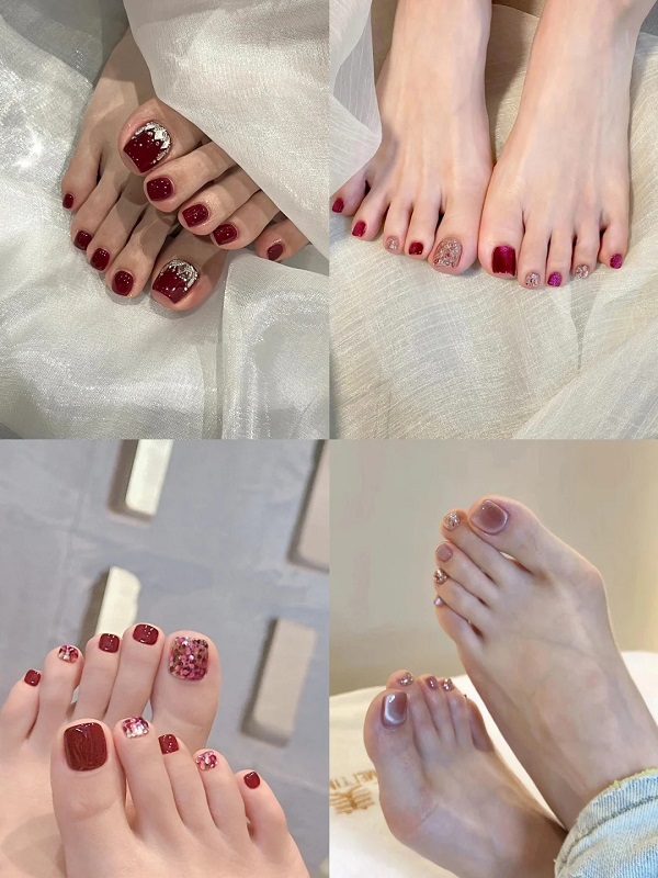 Nail cô dâu đẹp đơn giản phù hợp phong cách tối giản