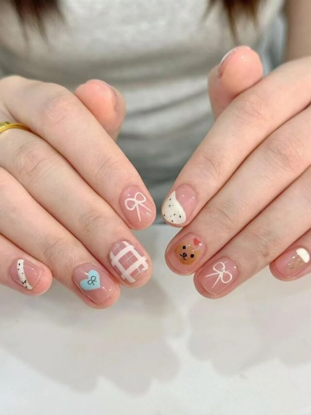 mẫu nail cute 28