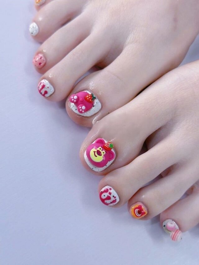 nail chân gấu 8