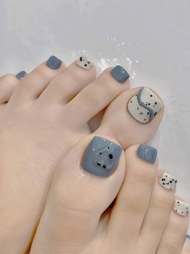 nail chân xanh dương 21