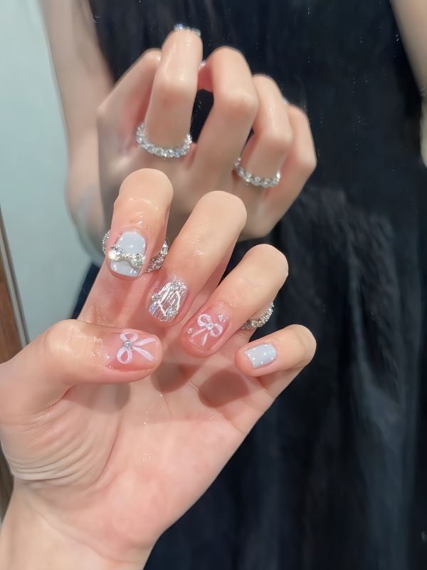 mẫu móng tay ngắn 3