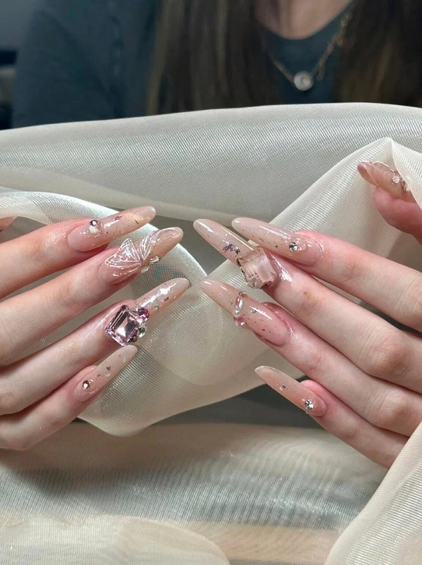 mẫu nail bling bling 21