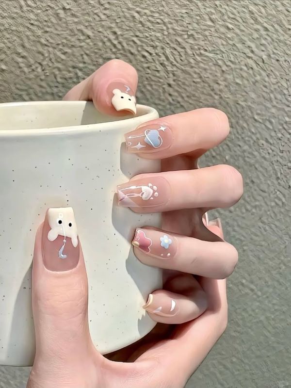 mẫu nail cute 1
