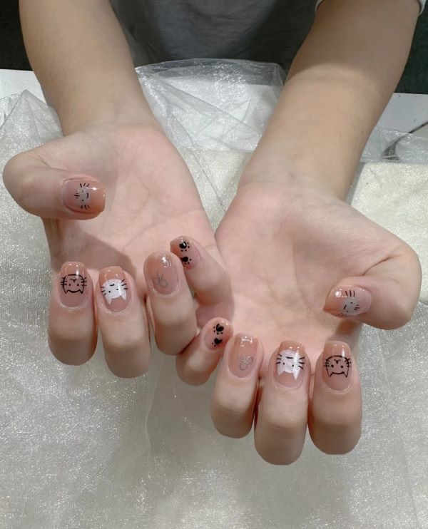 mẫu nail cute 13