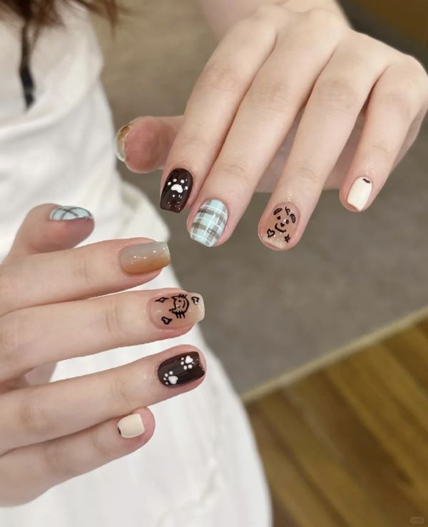 mẫu nail cute 14