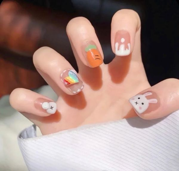 mẫu nail cute 22