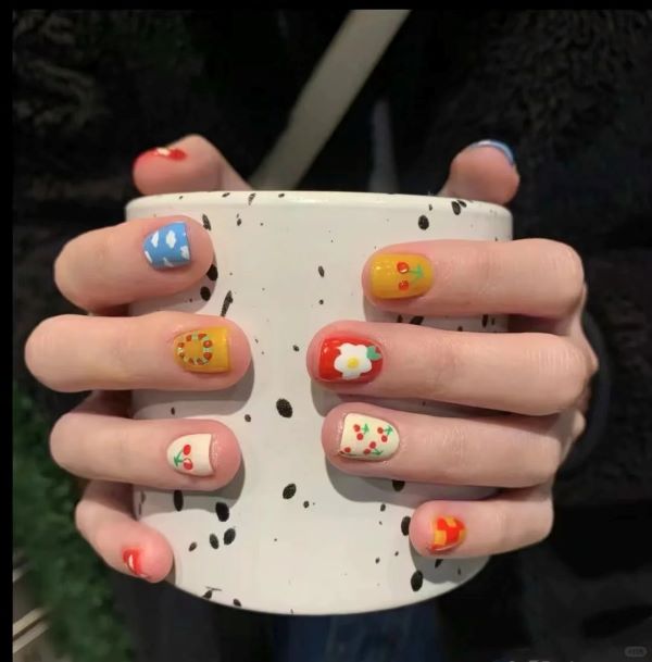 mẫu nail cute 23