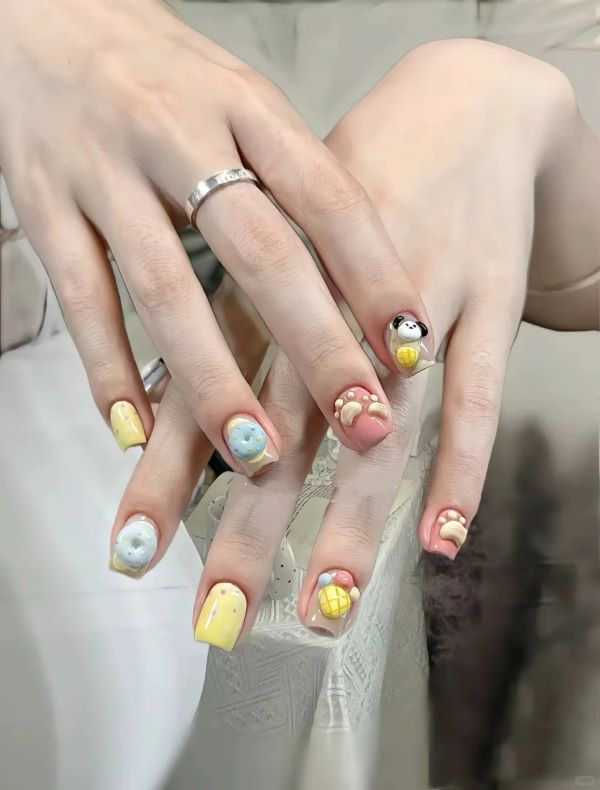mẫu nail cute 25