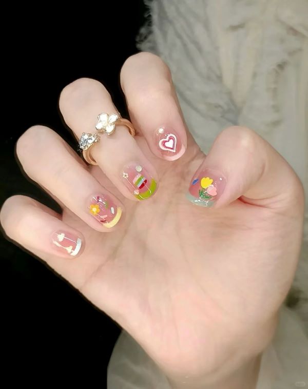 mẫu nail cute 8