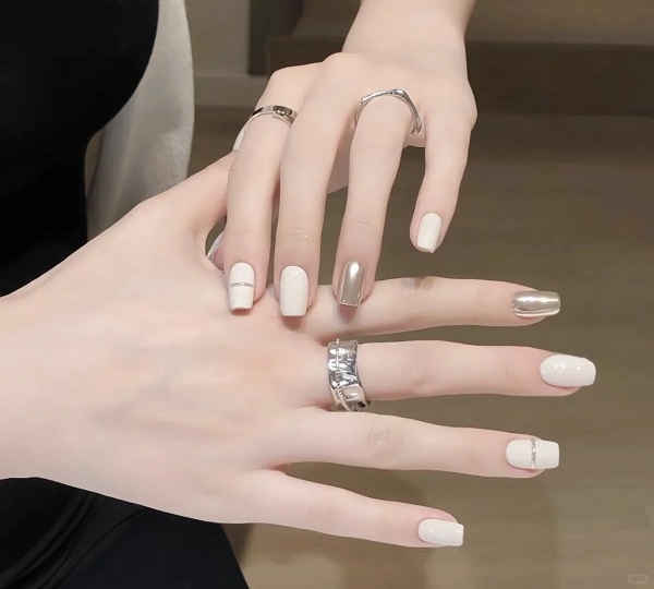 mẫu nail đơn giản 24
