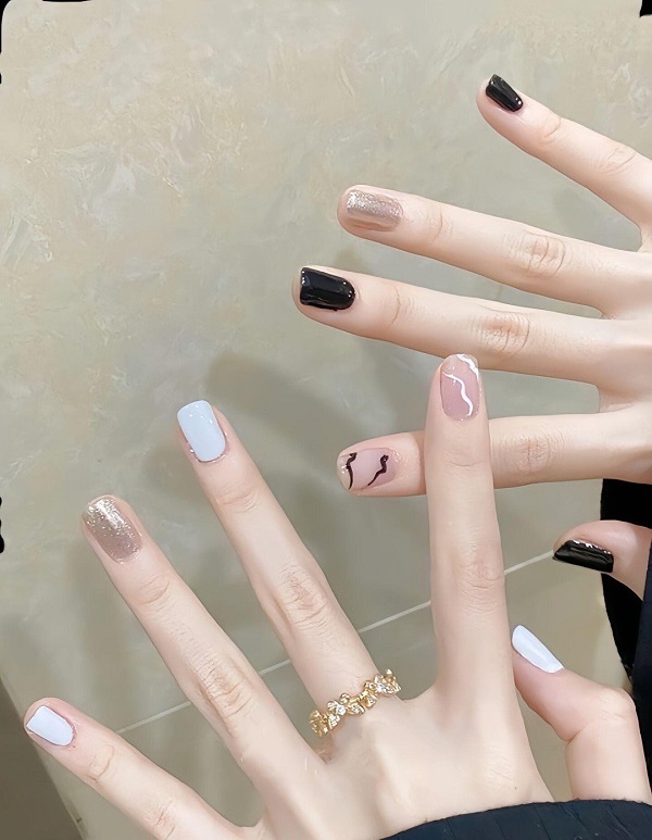 mẫu nail đơn giản 3