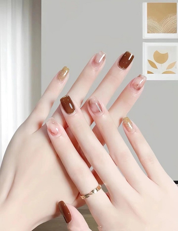 mẫu nail đơn giản 4