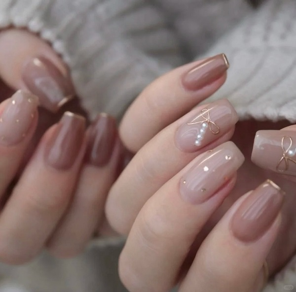 mẫu nail đơn giản sang trọng 11