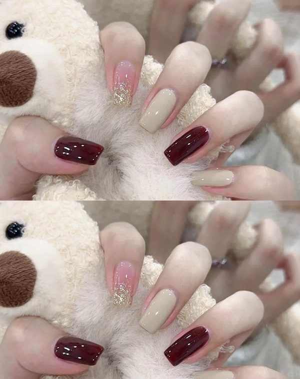 mẫu nail đơn giản sang trọng 13