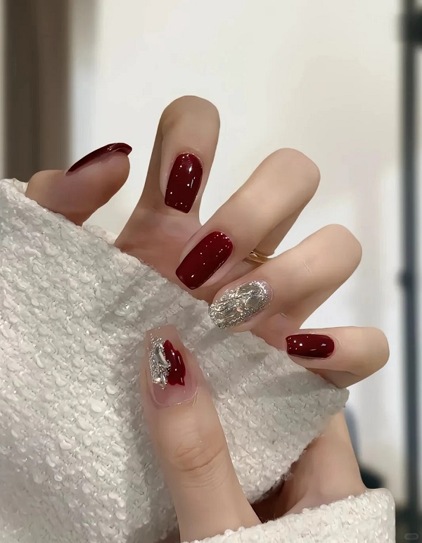 mẫu nail đơn giản sang trọng 14