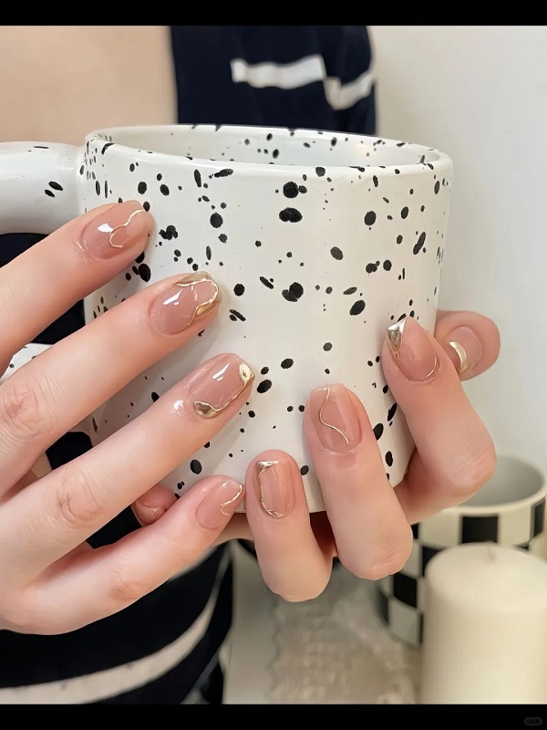 mẫu nail đơn giản sang trọng 23