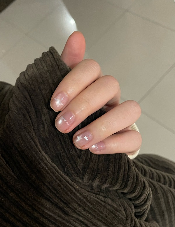 mẫu nail mắt mèo 1