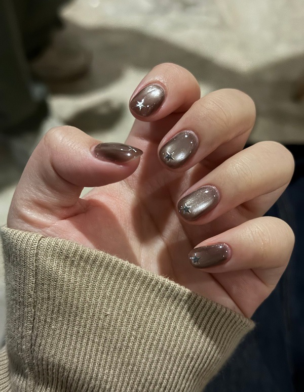 mẫu nail mắt mèo 18