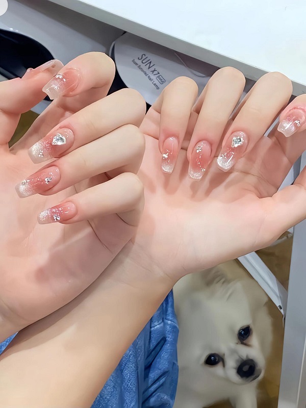 mẫu nail mắt mèo 25