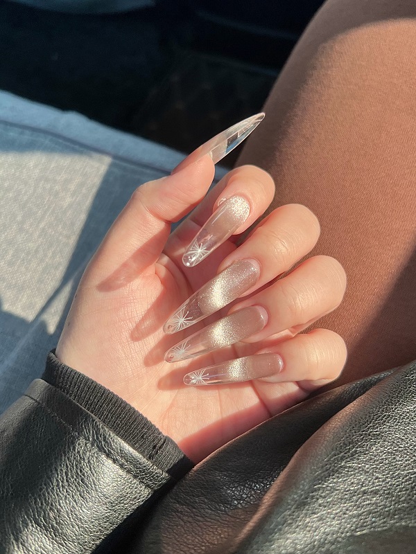 mẫu nail mắt mèo 3