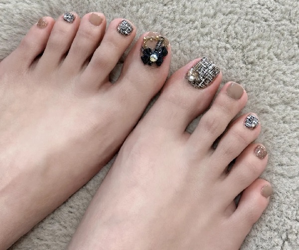nail chân Chanel 8