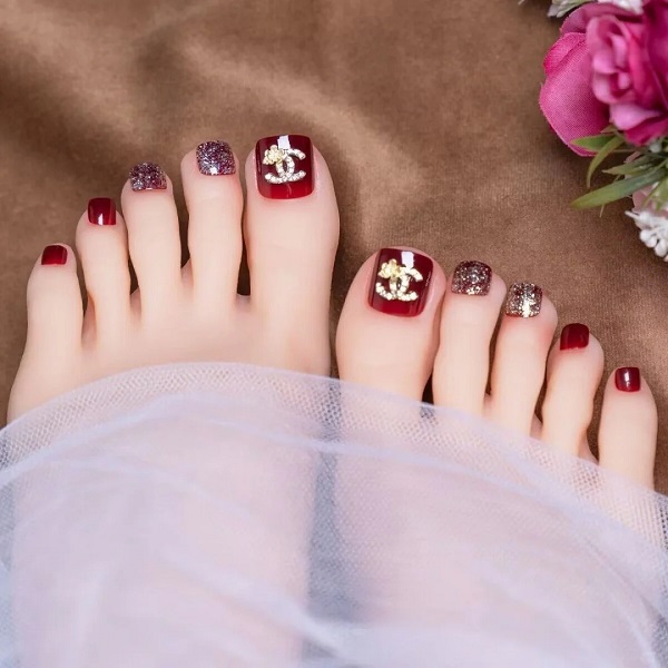 nail chân Chanel 9