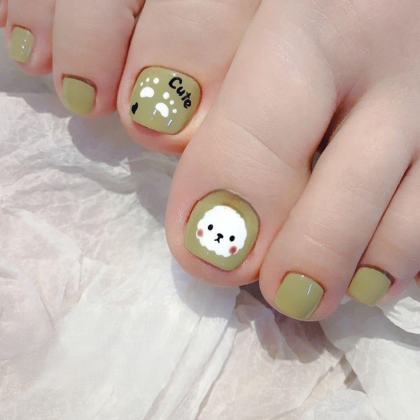 nail chân cute 10