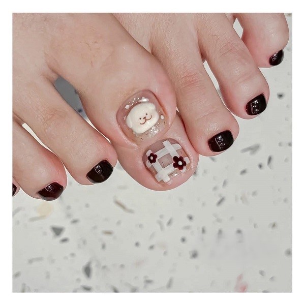 nail chân cute 12