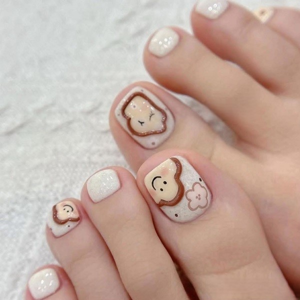 nail chân cute 13
