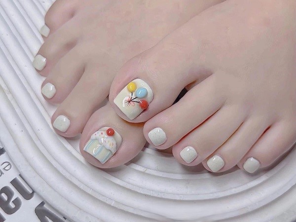 nail chân cute 14