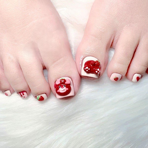 nail chân cute 20