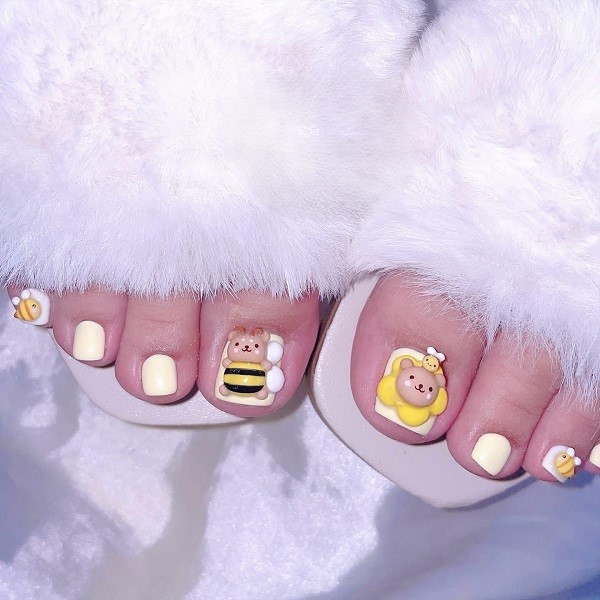 nail chân cute 25