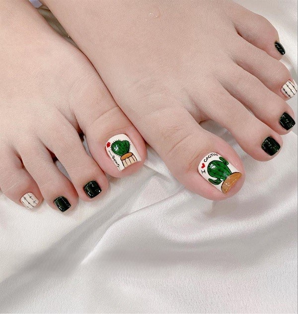 nail chân cute 28