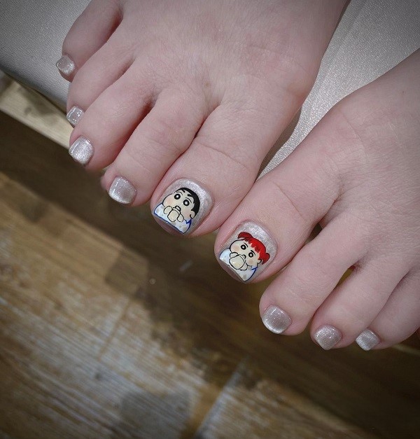 nail chân cute 29