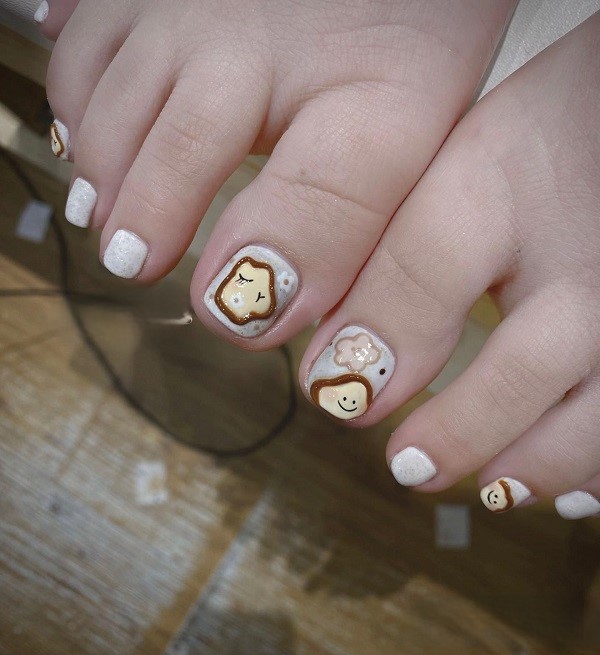 nail chân cute 30