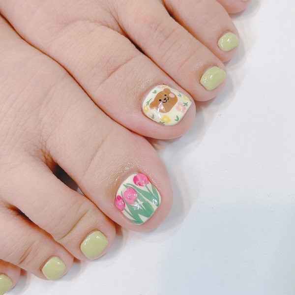 nail chân gấu 17