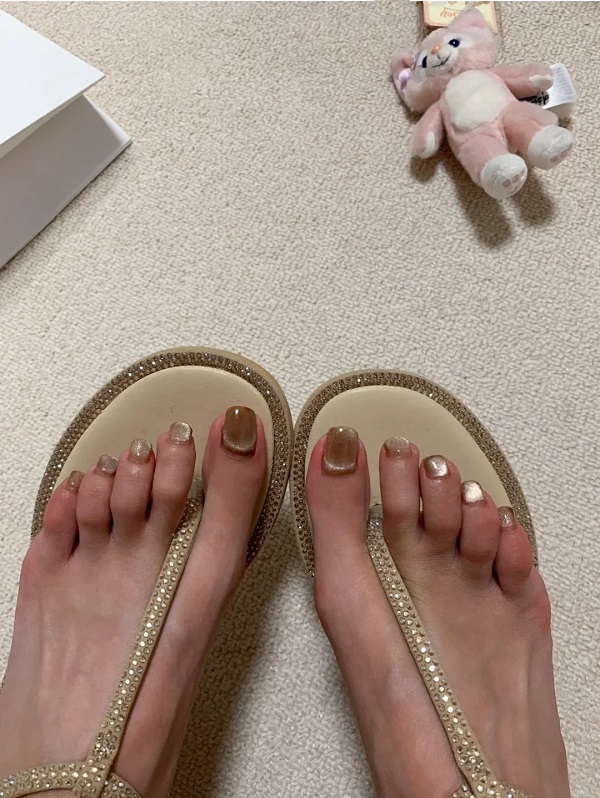 nail chân nâu tây 11