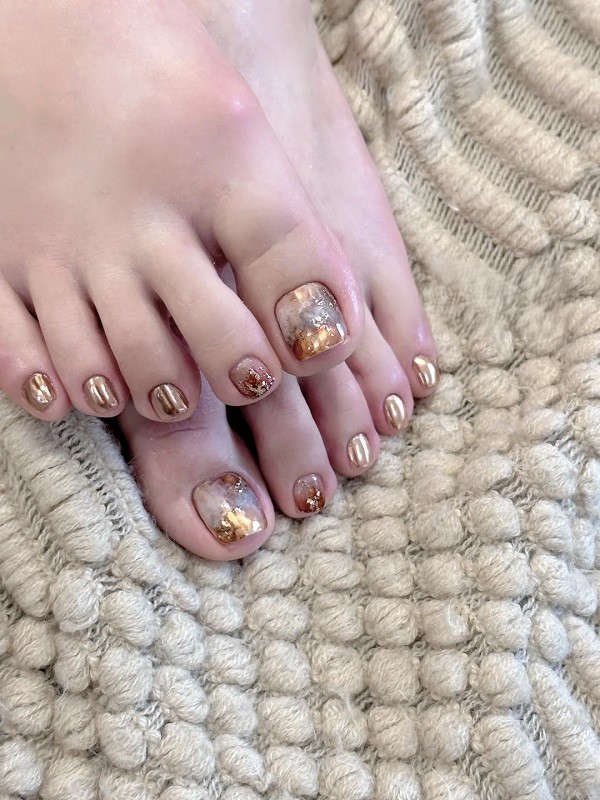 nail chân nâu tây 24