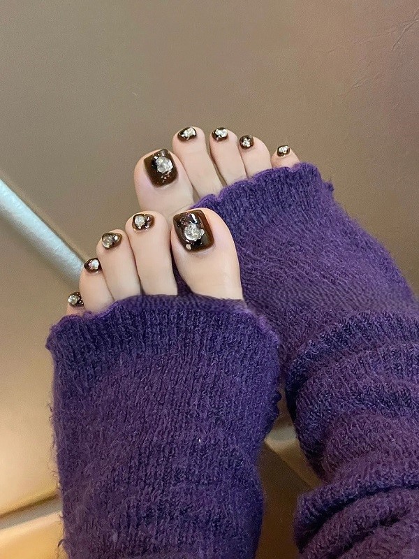 nail chân nâu tây 26