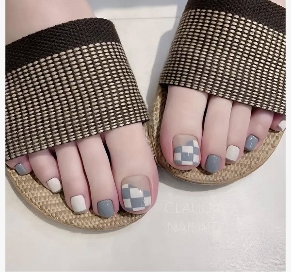 nail chân xanh dương 19