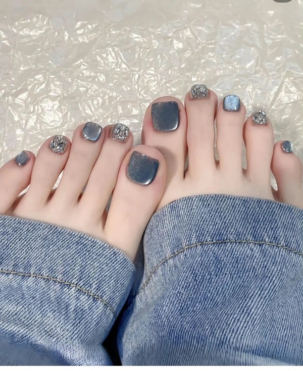 nail chân xanh dương 2