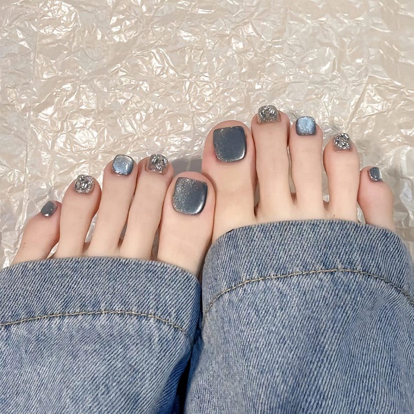nail chân xanh dương 23