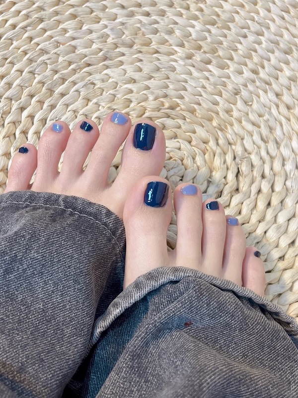 nail chân xanh dương 8