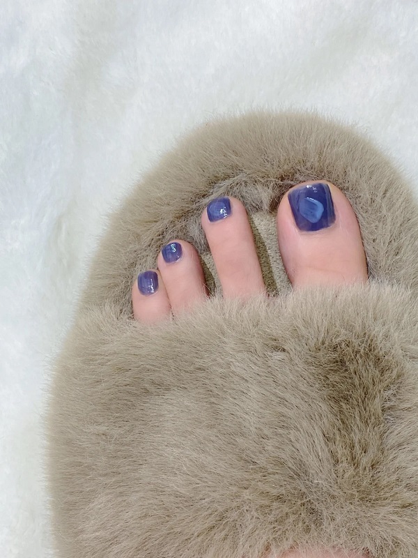 nail chân xanh dương 9