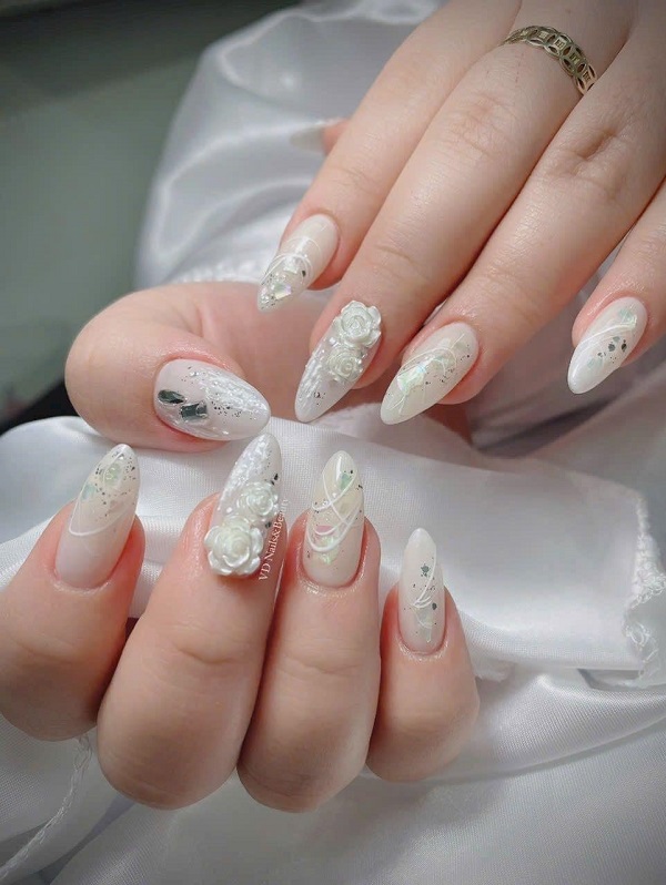nail cô dâu 4