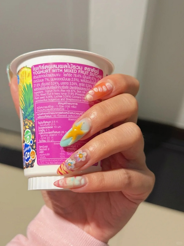 nail đẹp đi biển