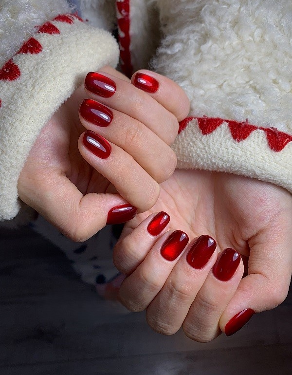 nail mắt mèo đỏ 1
