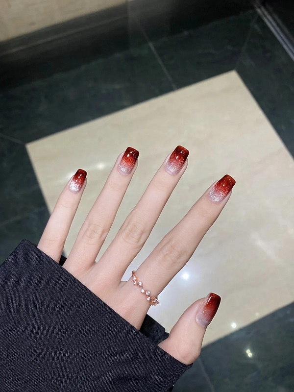 nail mắt mèo đỏ 10