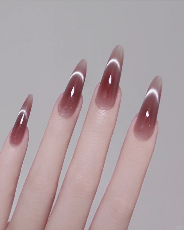 nail mắt mèo đỏ 11